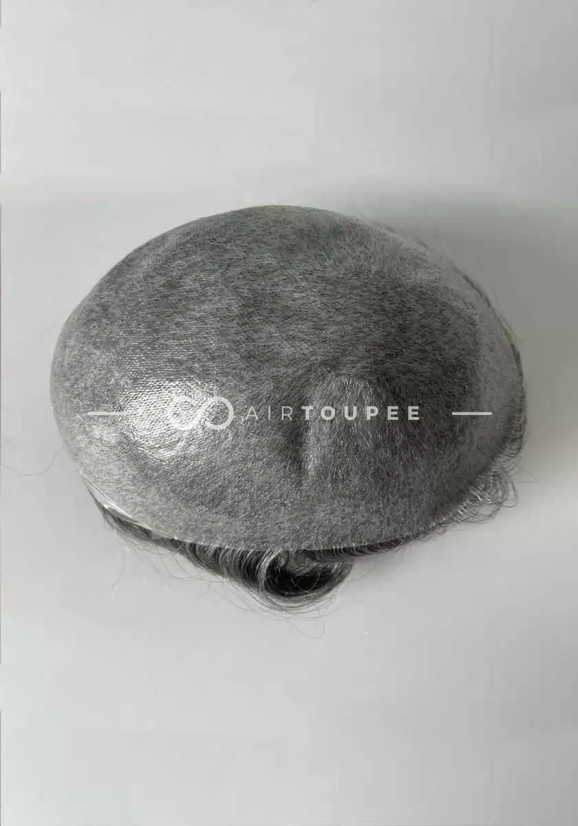 Thin Skin | 0.08~0.10mm 8‘’x10‘’ 115% Density Super Thin Skin Men's V-looped Hair System - Effortless, Easy to Wear