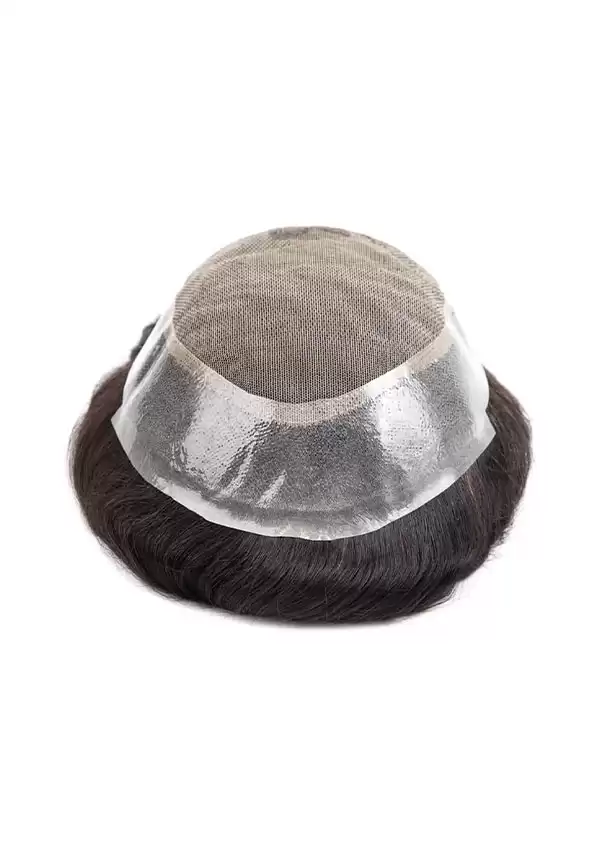Australia | 15x20cm/16x24cm/20x25cm 130% Density French Lace Top with Thin Skin Perimeter Men's Hairpiece