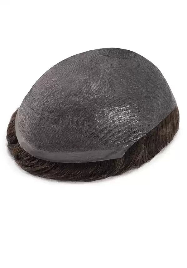 Skin V | 0.10mm 8''x10'' 130% Density Skin Herren V-Schleifen Haar System - Völlig natürlich