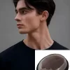 Duro Mono MF |  6" 130% Density Men's Hair System with with Fine Mono and PU Perimeter