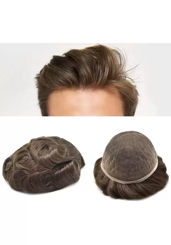 Full Lace | 8‘’x10‘’ 105% Density Air Swiss Lace Hair System for Men - Soft, Airy Hold