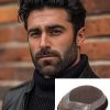 Hollywood | 6" 130% Dichte französische Spitze vorne und oben mit Polyskin im Perimeter | Aufgewertetes Haar