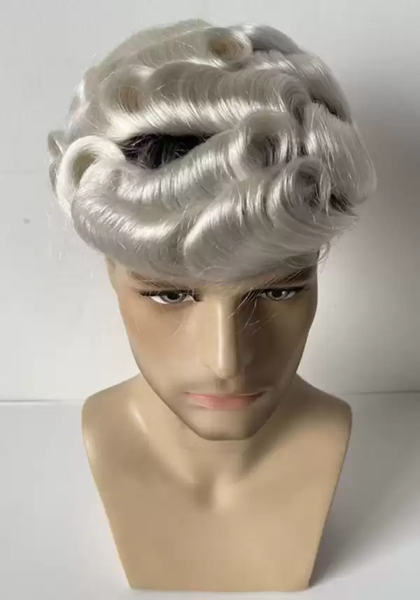 0,08mm PU Base | 1B/ 60 ombré weißblond kann in alle Farben gefärbt werden | #60RY