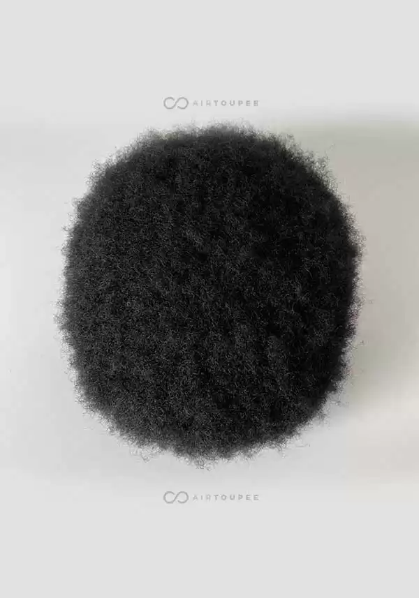 Full Lace | Afro Wave Afrocan Hair for Men 8‘’x10‘’ 105% Density All Swiss Lace Hair System for Men - Soft, Airy Hold