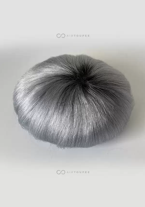 Alle Schweizer Spitze | 1B Grau Ombré Haar 8x10 Zoll geschnitten werden in verschiedenen Größen voller Spitze Basis