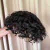 Hollywood | 8x10 1B Curly Bleached knots hairline 100% Density French Lace Front and Top with Polyskin in Perimeter | Upgraded Hair