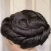 Hollywood | #2 Wavy 6inches 130% Density French Lace Front und Top mit Polyskin im Perimeter | Upgraded Hair
