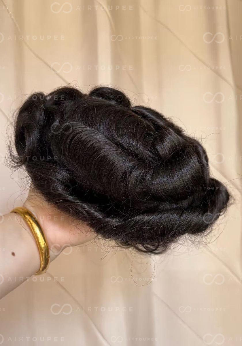 Full Hd lace | Size 8x10 inches can be cut into different sizes 115% density medium black color 1B hairline is bleached